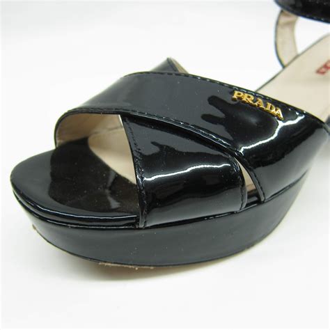 prada sport platform sandals|Prada denim sandals.